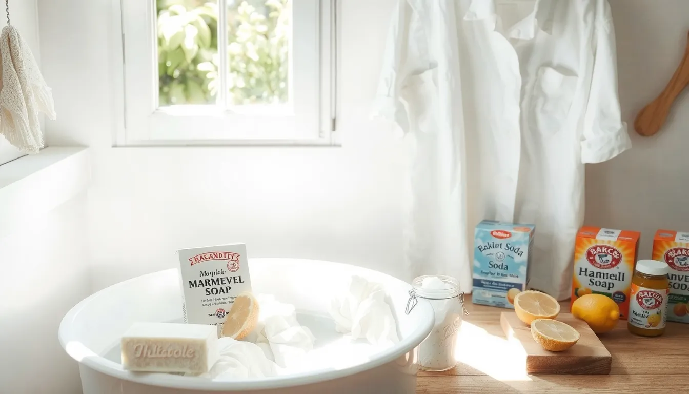 lessive maison pour linge blanc