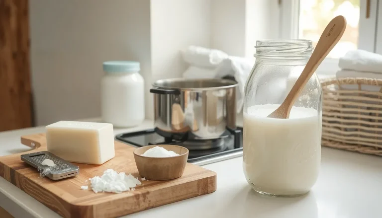 Fabriquer sa lessive maison savon de Marseille bicarbonate : la recette simple et efficace