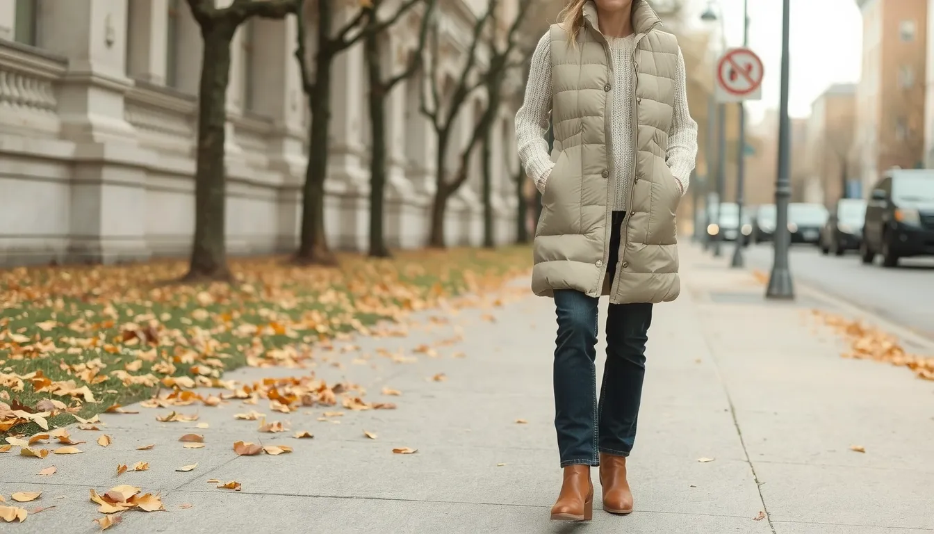 look gilet sans manche