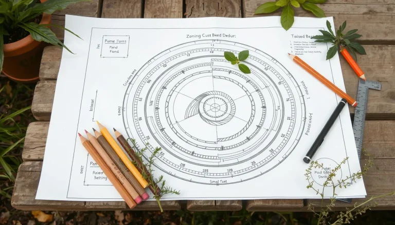 Schéma de permaculture : concevoir son jardin en 5 zones, pas à pas