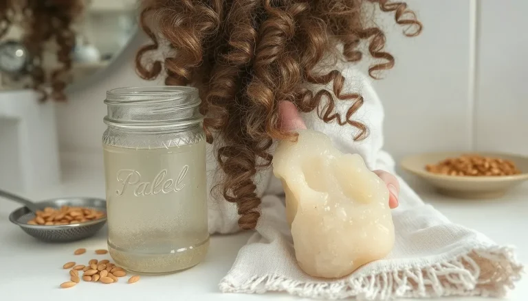 Gel de lin cheveux : la recette maison et le guide complet pour boucler, hydrater et définir naturellement